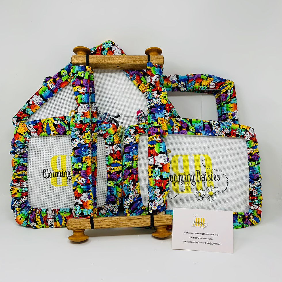 Rainbow Dog Grime Guards for Cross Stitch