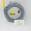 Thumbnail: Pretty Blue Flowers on White Background Cross Stitch Hoop Various Sizes Grime Guard