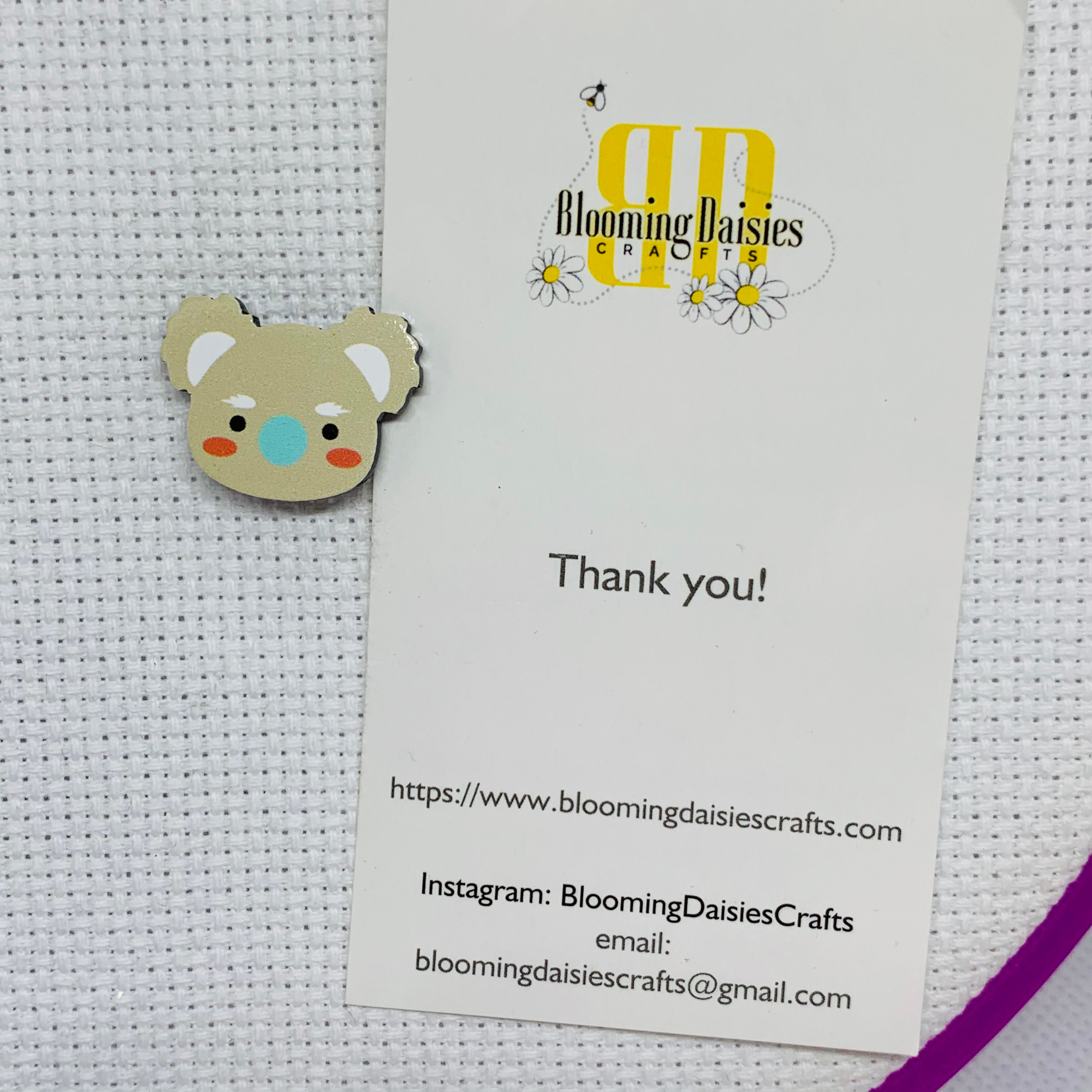 Koala Face Needle Minder