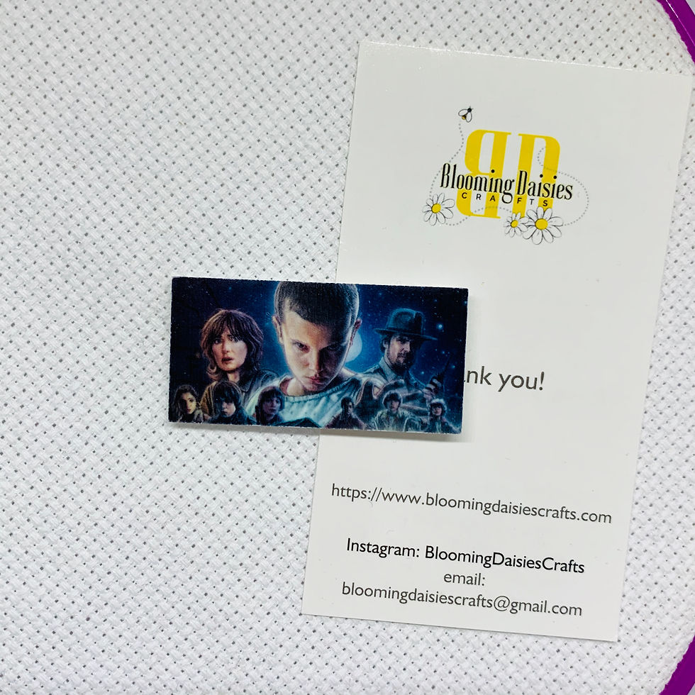 Stranger Things Magnetic Needle Minder for Cross Stitch, Needlecraft