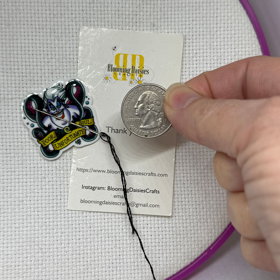 Thumbnail: Ursula from Little Mermaid Needle Minder Magnetic for Cross Stitch