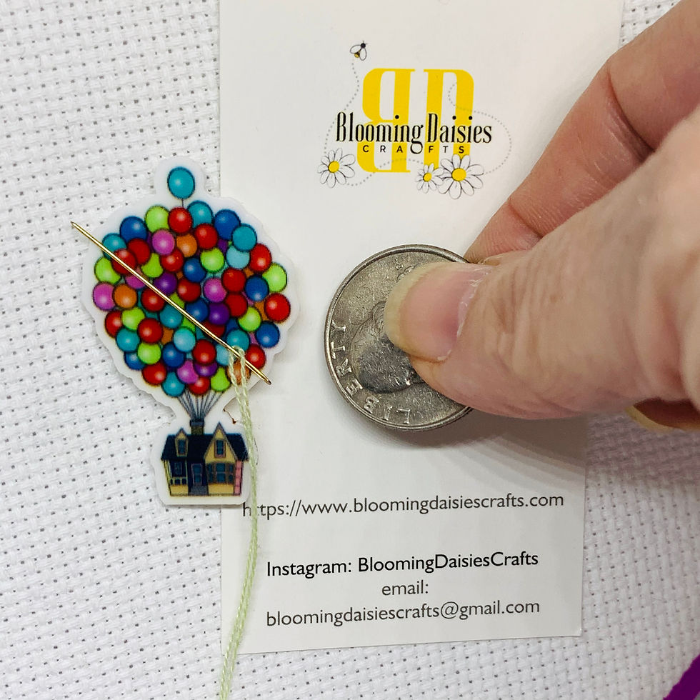 Thumbnail: Cross Stitch Needlecraft Magnetic Disney's Up Balloons Needle Minder