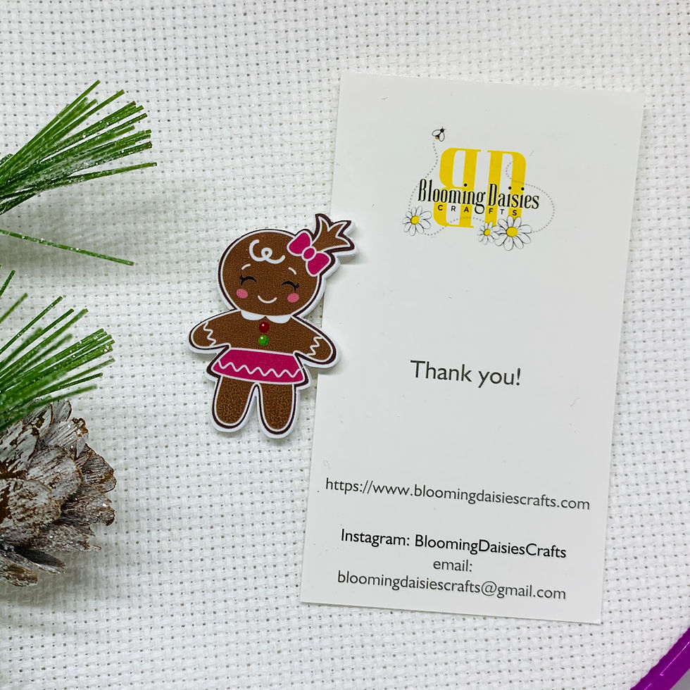 Gingerbread Girl Needle Minder Magnet