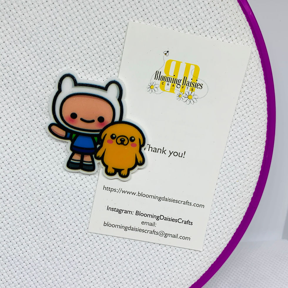 Finn and Jake from Adventure Time Needle Minder