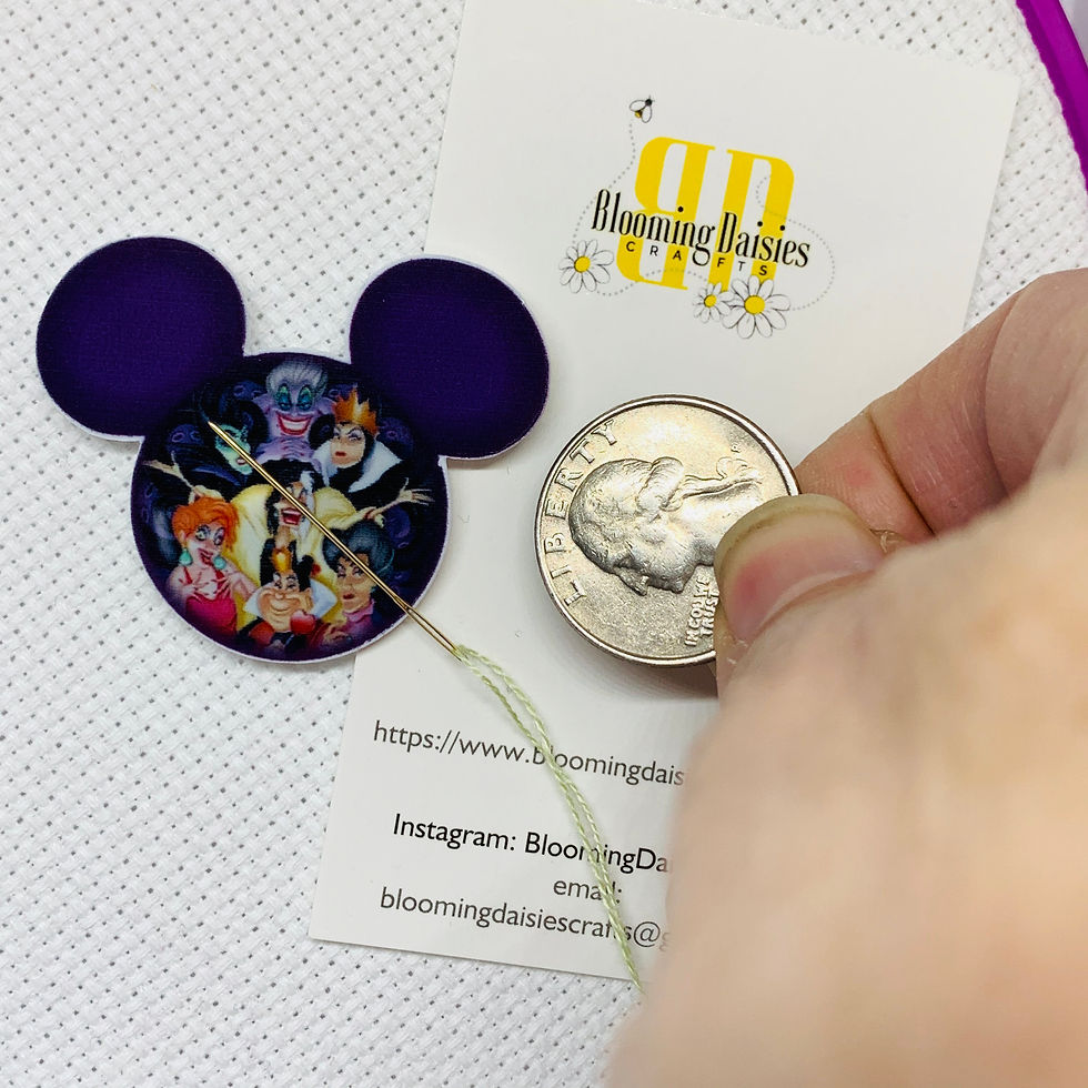 Thumbnail: Disney Villainesses in Mouse Ears Magnetic Needle Minder for XStitch