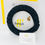 Thumbnail: 8" or 10" Hoop Black Flower Grime Guards for Needlecraft Projects