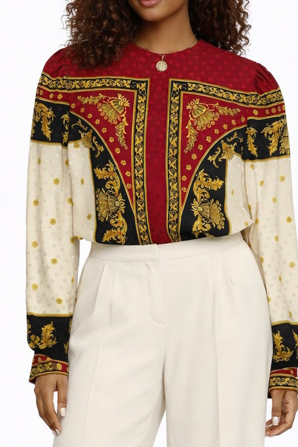 Thumbnail:  Baroque Print Blouse