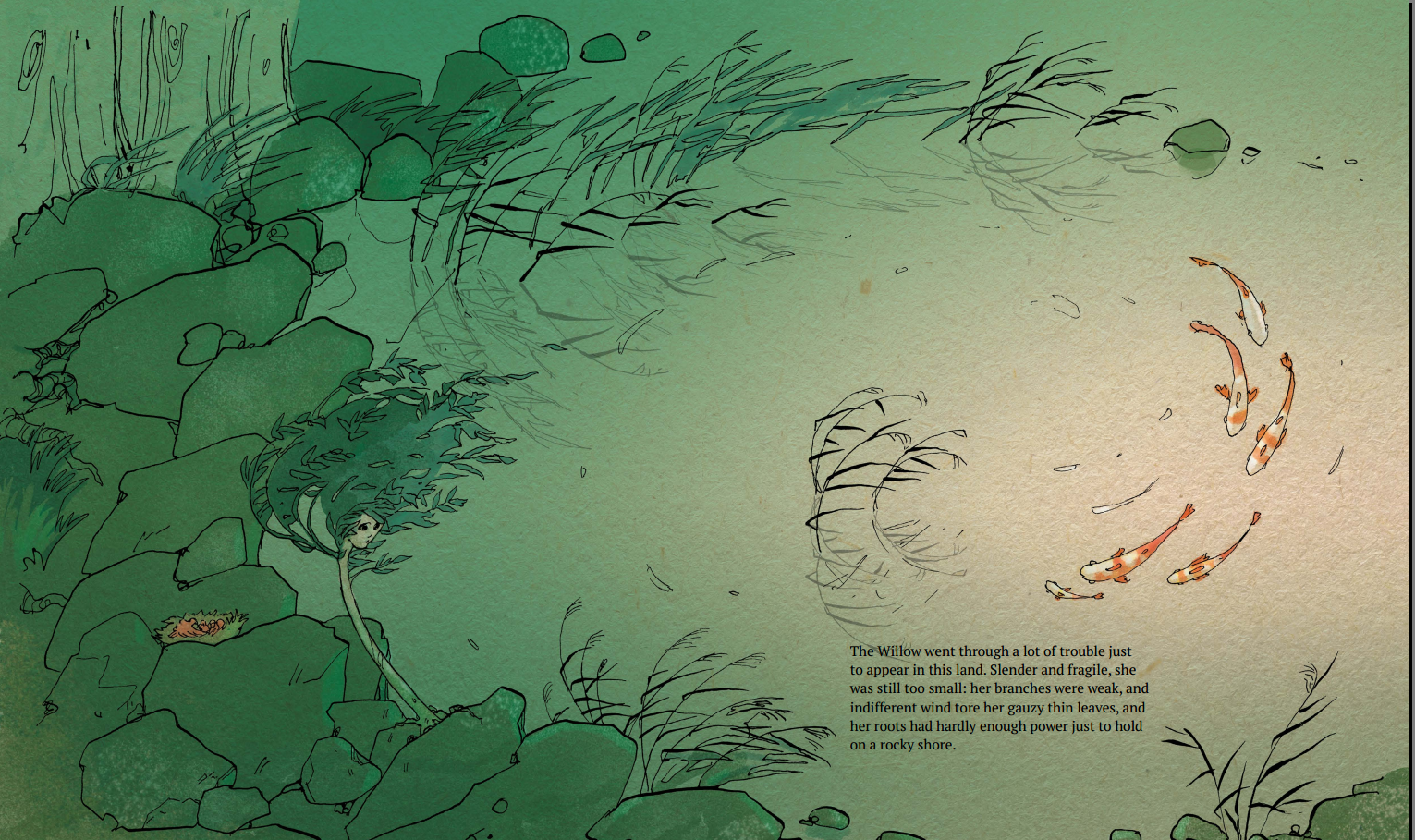 Анатолий лядов волшебное озеро рисунок