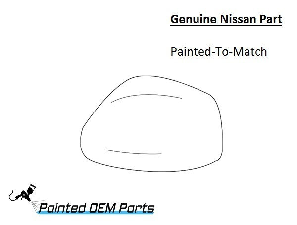 Thumbnail: Painted 2011-2017 Nissan Quest Side Mirror Cover | Genuine OEM