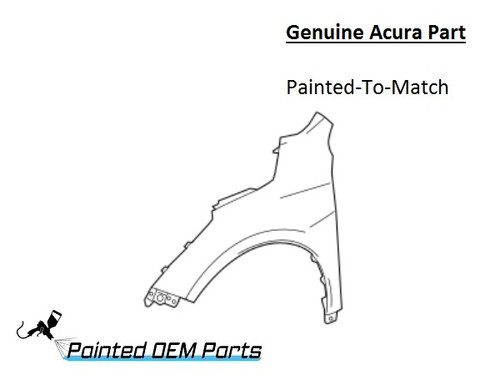 Painted 2019-2025 Acura RDX Front Fender | Genuine OEM