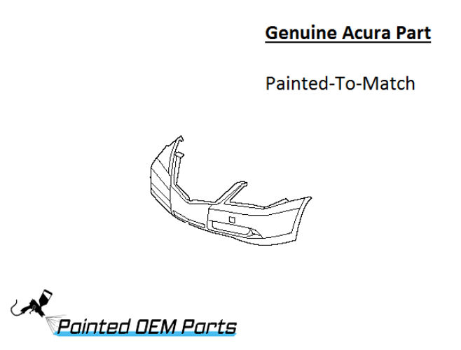 Painted 2009-2012 Acura RL Front Bumper Cover | Genuine OEM