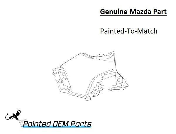 りそオーダーページ Painted 2023-2026 Mazda CX-50 CX50 Rear Bumper Side Panel
