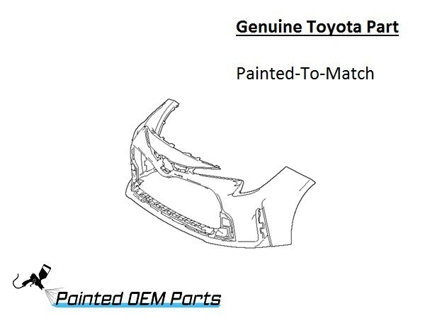 Painted 2023-2024 Toyota Corolla GR Front Bumper | Genuine OEM