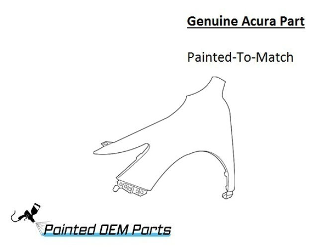 Painted 2014-2016 Acura MDX Front Fender | Genuine OEM