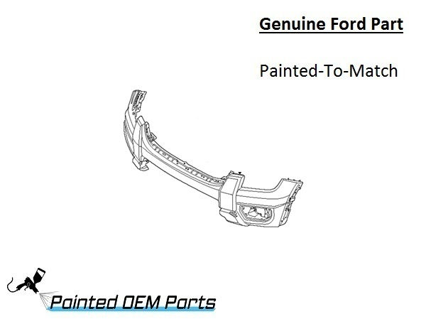 Painted 2024-2025 Ford Ranger Front Bumper | Genuine OEM