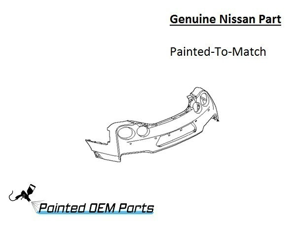 Painted 2024-2025 Nissan GT-R GTR Rear Bumper | Genuine OEM
