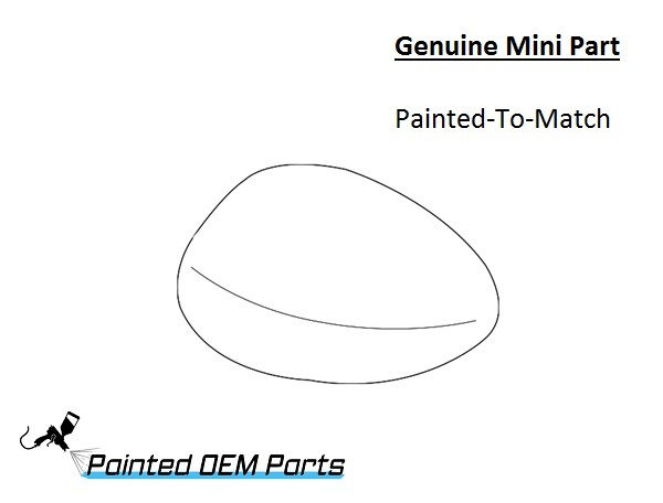 Thumbnail: Painted 2017-2019 Mini Cooper Countryman Side Mirror Cover | Genuine OEM