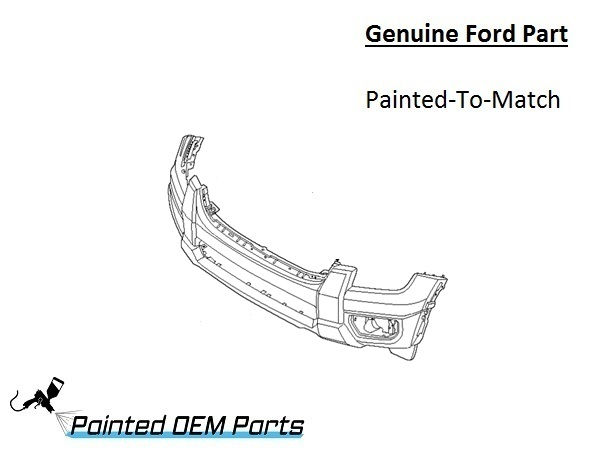 Thumbnail: Painted 2024-2026 Ford Ranger Front Bumper | Genuine OEM