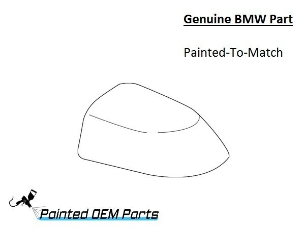 Thumbnail: Painted 2022-2024 BMW X3 Side Mirror Cover | Genuine OEM