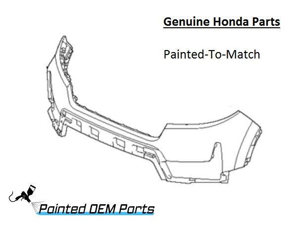 Painted 2022-2024 Honda Passport Front Bumper | Genuine OEM