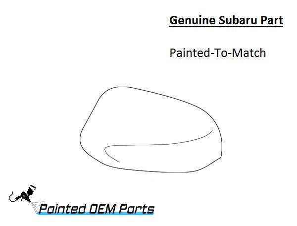 Thumbnail: Painted 2012-2014 Subaru Legacy Side Mirror Cover | Genuine OEM