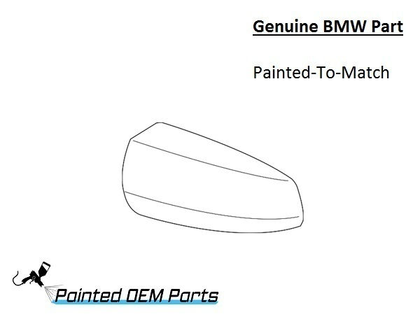 Thumbnail: Painted 2007-2013 BMW X5 Side Mirror Cover | Genuine OEM