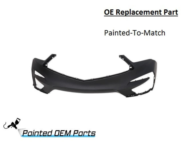 Painted 2019-2021 Acura RDX Front Bumper Cover | OE Replacement
