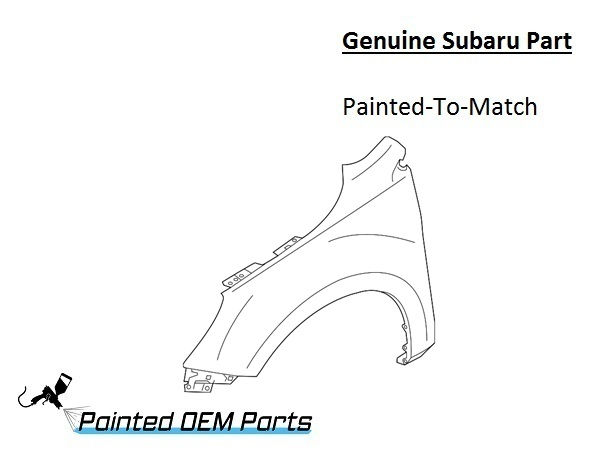 Painted 2020-2022 Subaru Outback Front Fender | Genuine OEM