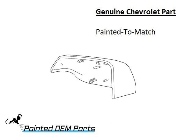 Thumbnail: Painted 2021-2025 Chevrolet Tahoe Side Mirror Cover | Genuine OEM