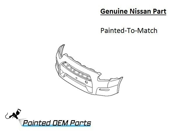 Painted 2024-2025 Nissan GT-R GTR Front Bumper | Genuine OEM
