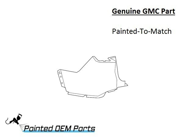 Painted 2020-2023 GMC Acadia Rear Bumper Side Panel | Genuine OEM