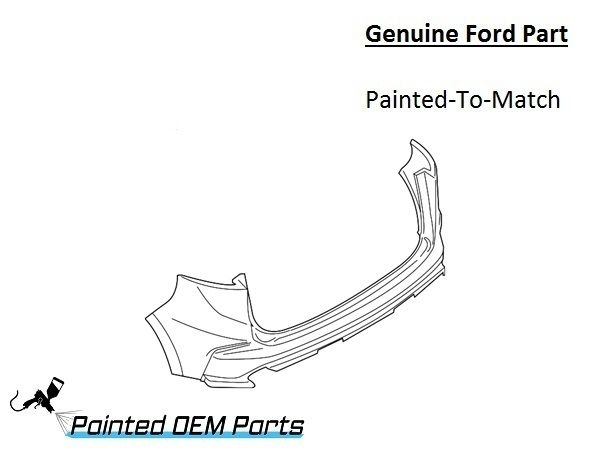 Painted 2019-2024 Ford Edge Rear Bumper | Genuine OEM