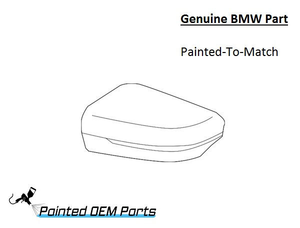 Thumbnail: Painted 2022-2024 BMW 230 240 Side Mirror Cover | Genuine OEM