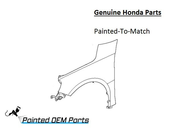 Painted 2023-2024 Honda Accord Front Fender | Genuine OEM