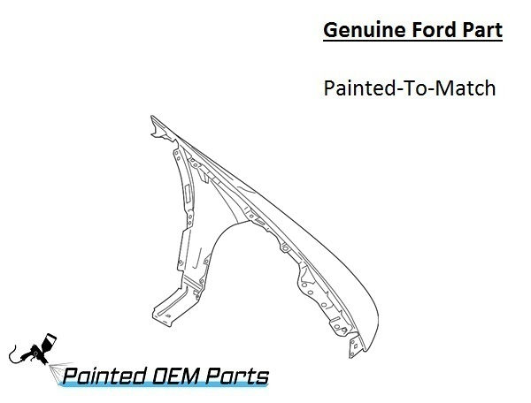 Painted 2010-2019 Ford Taurus Front Fender | Genuine OEM