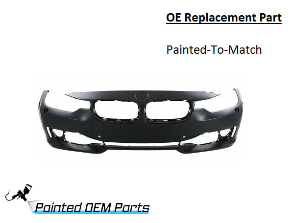 Thumbnail: Painted 2012-2015 BMW 3 Series 320 328 335 Front Bumper Cover | OE Replacement