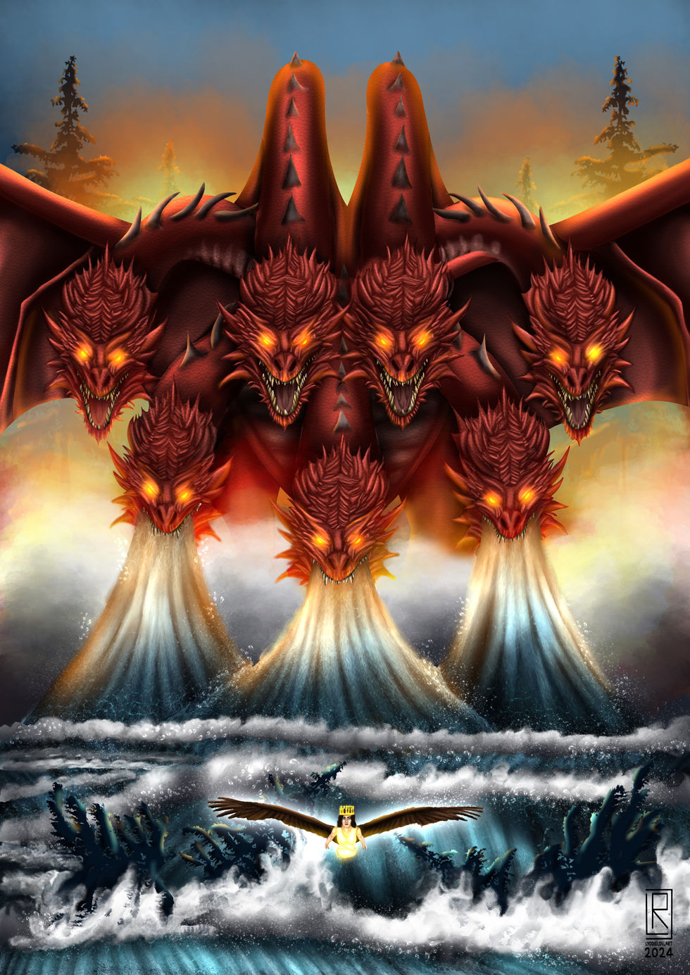Revelation 12:13-16