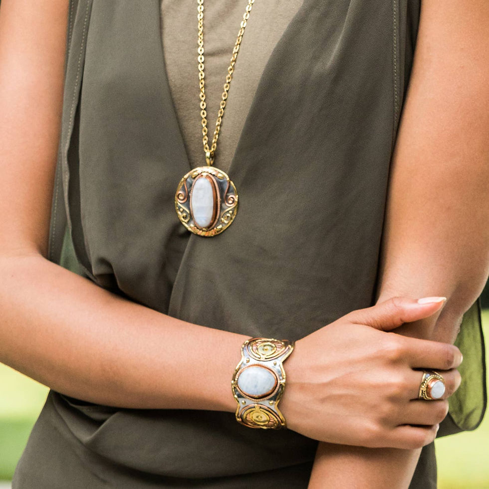 Thumbnail: Moonstone & Mixed Metal Collection