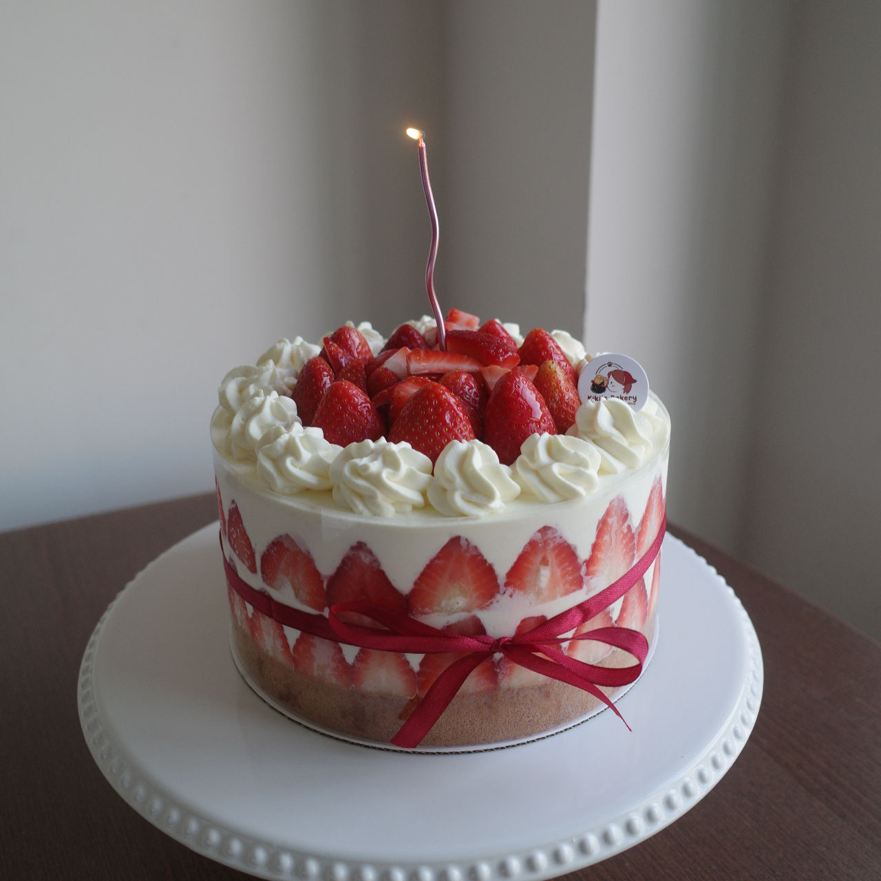 Japanese Strawberry Chiffon Cake