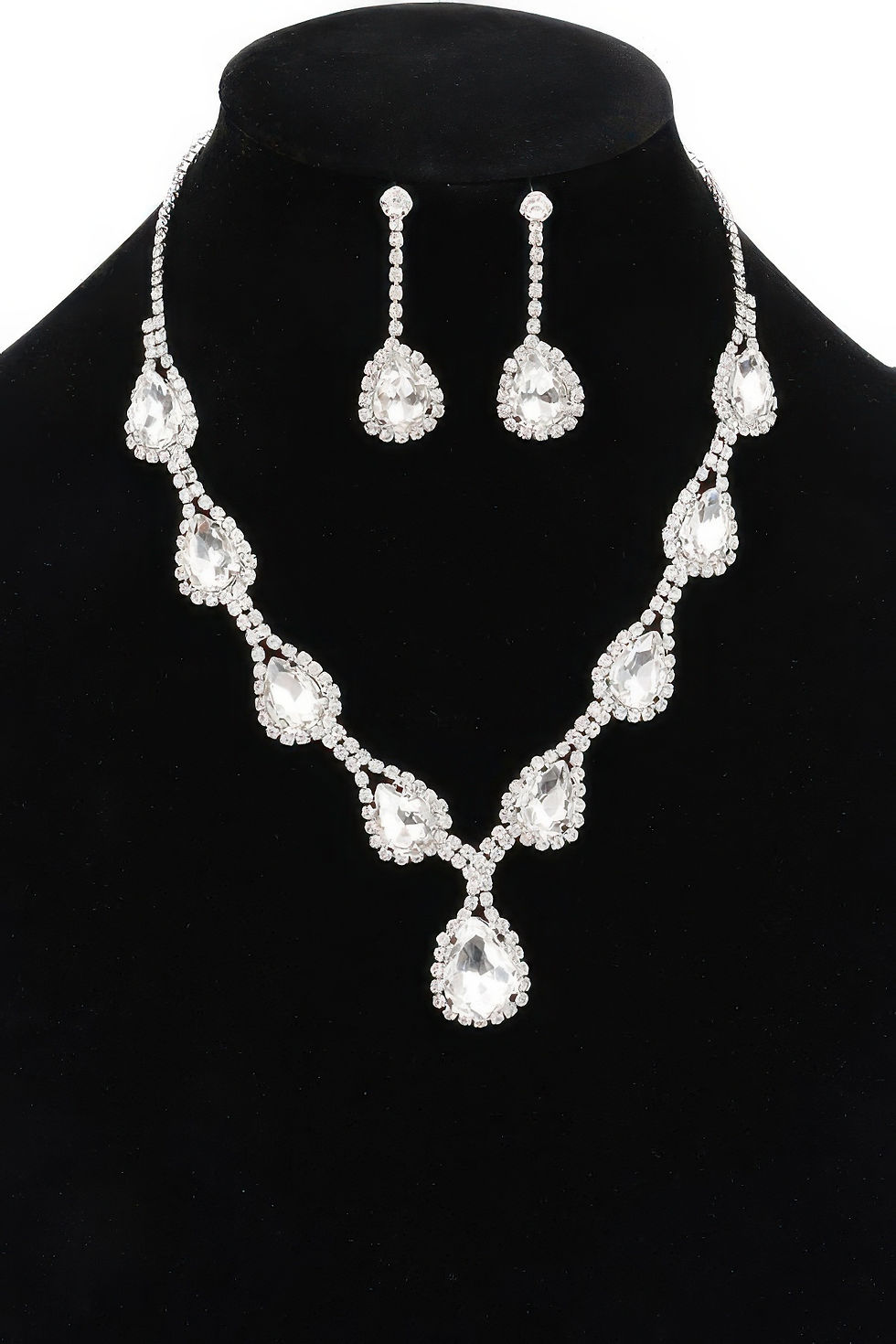 Thumbnail: Rhinestone Necklace Set
