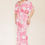 Thumbnail: Printed Venesia Tie Waist Mermaid Maxi Dress