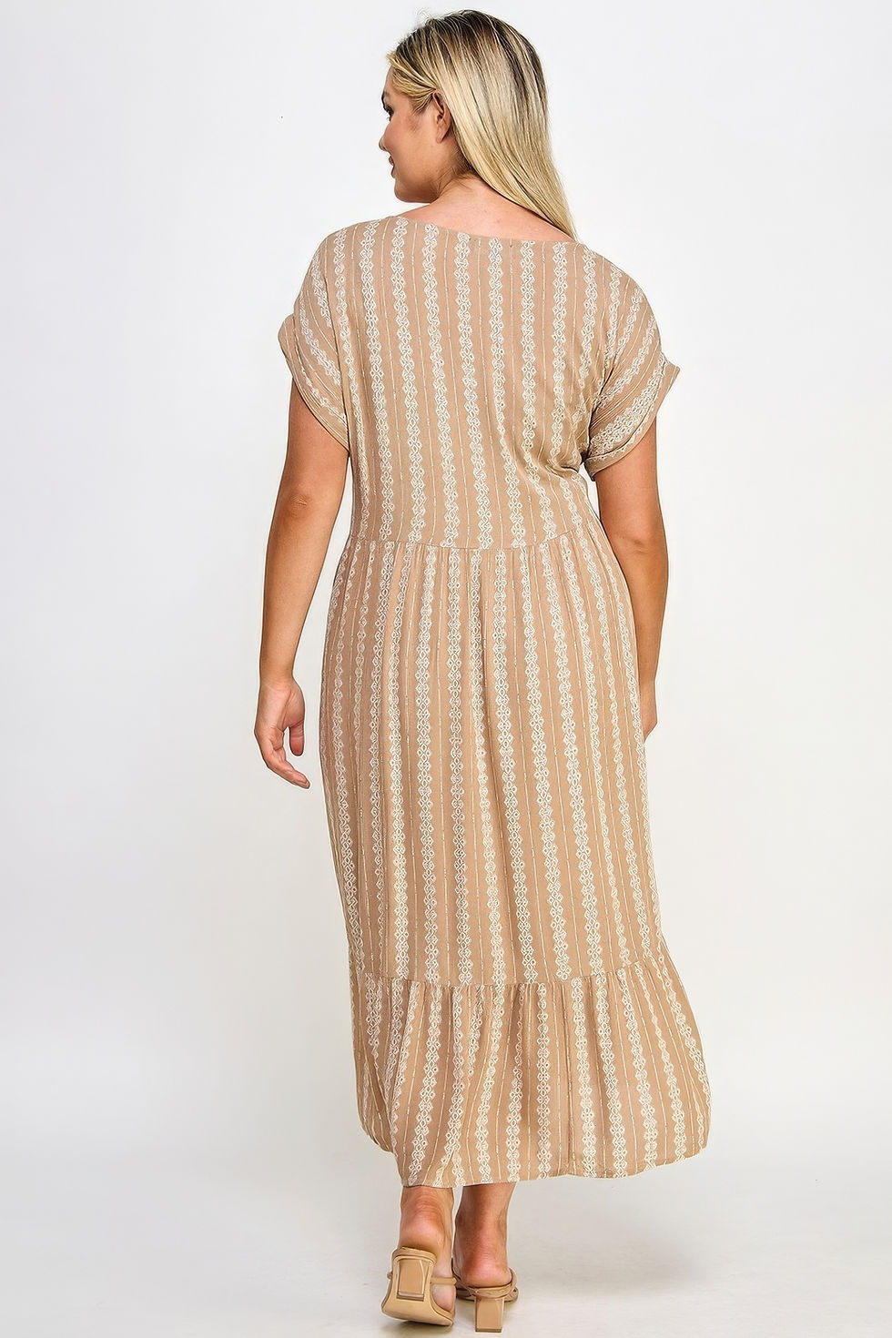 Thumbnail: Boho Maxi Dress W/ Slip