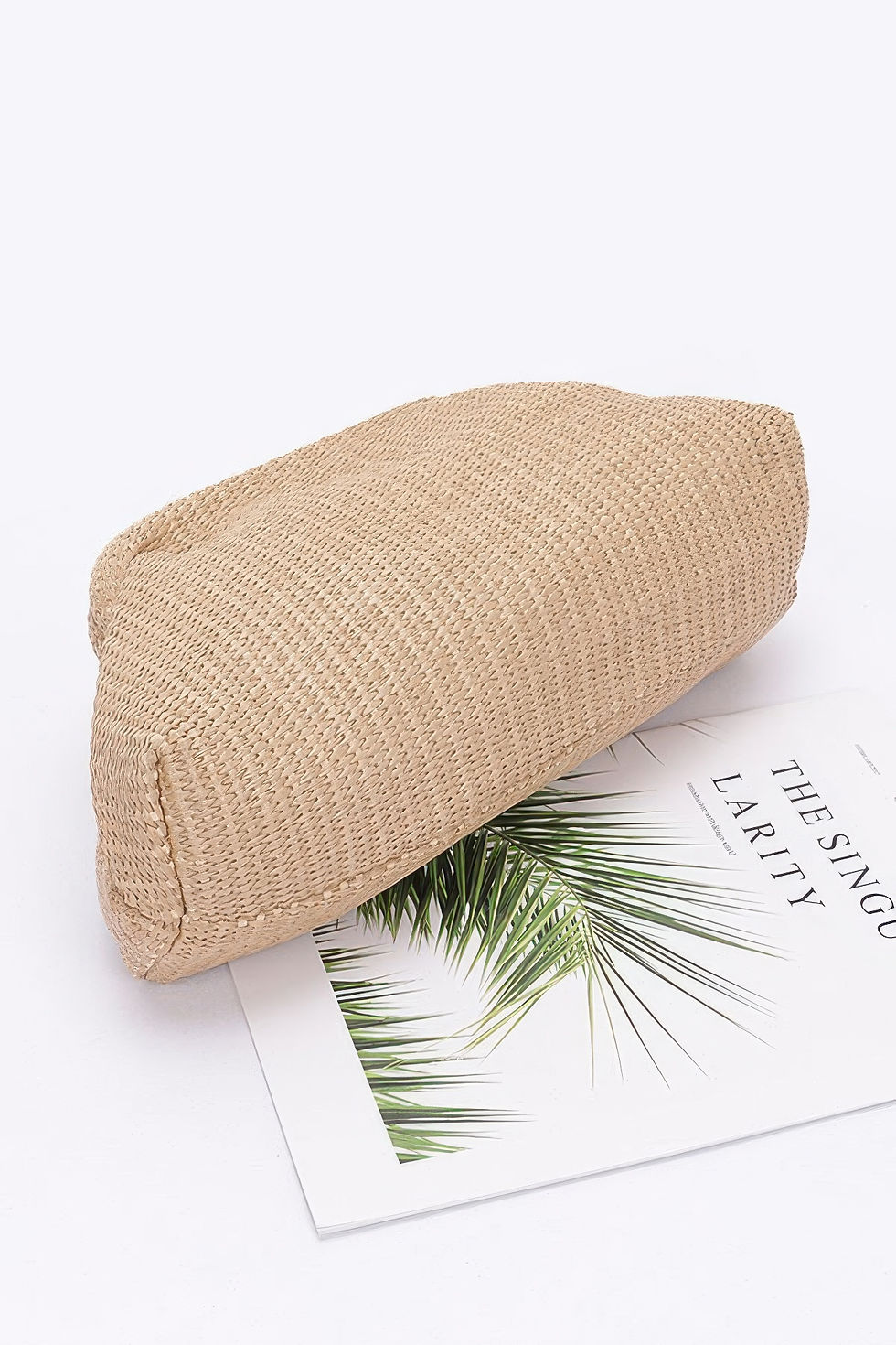 Thumbnail: Faux Straw Clutch Bag