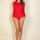 Thumbnail: Solid Long Sleeve Round Neck Bodysuit