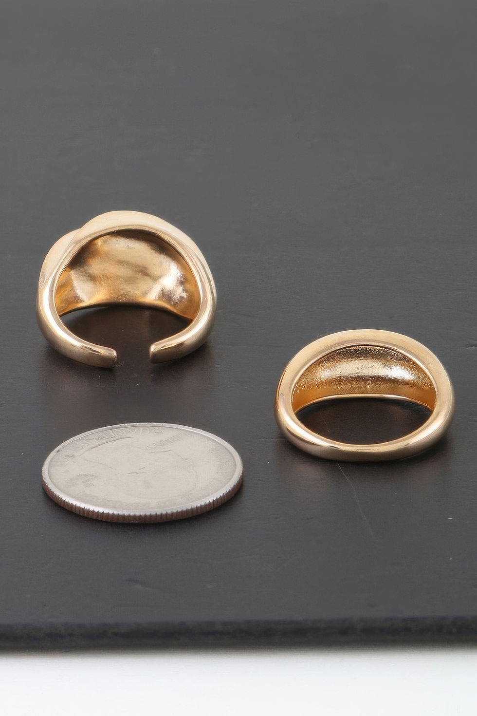 Thumbnail: Shiny Swirl Duo Rings