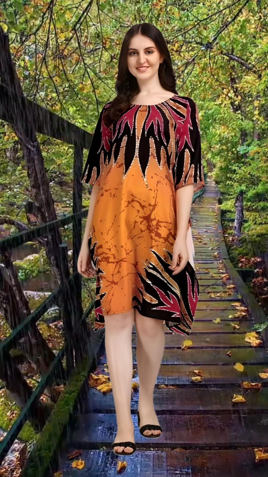 Short Kaftan Dress