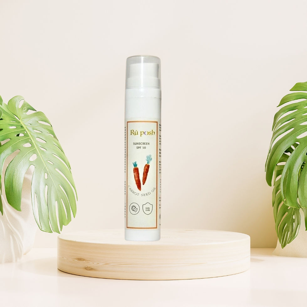 Carrot Seed Oil Sunscreen SPF 50 (UVA, UVB)