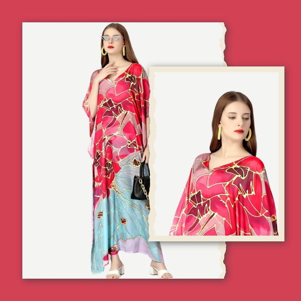Eye-level view of a vibrant traditional saree draped on a mannequin