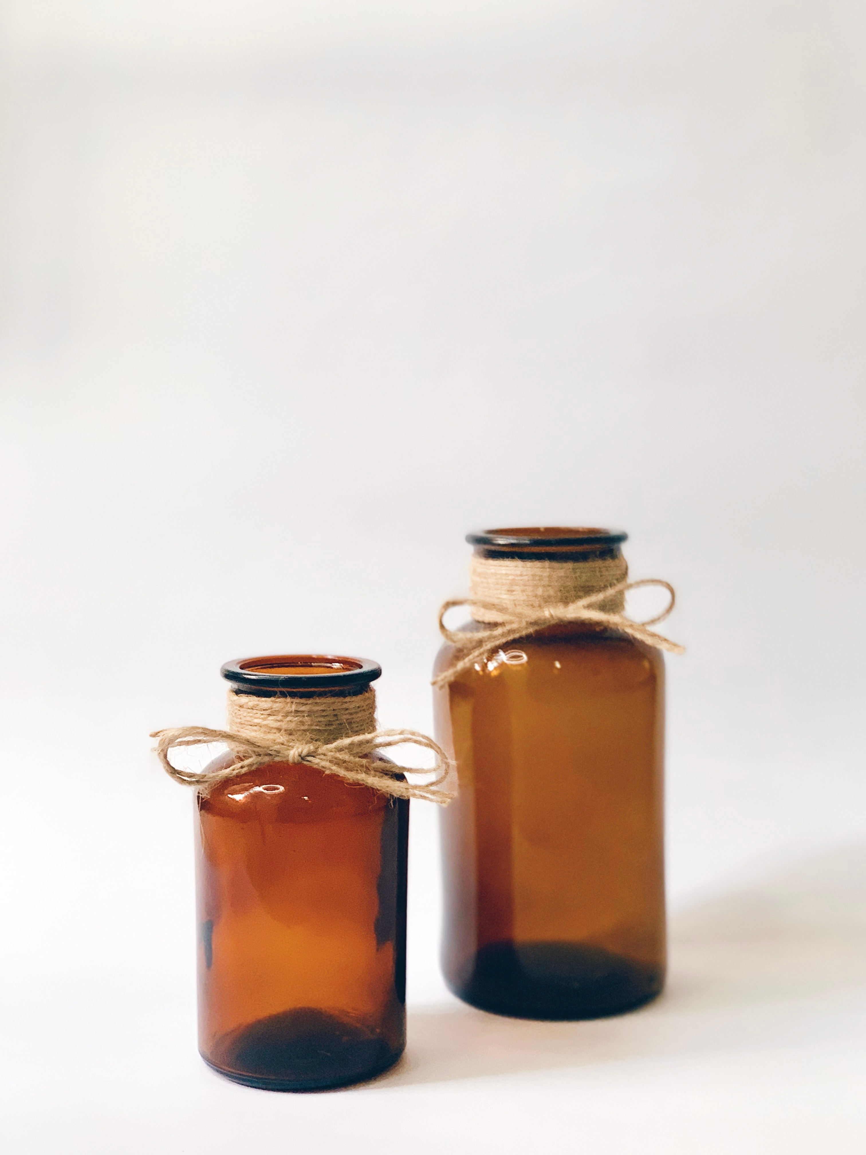 Amber Glass Vase