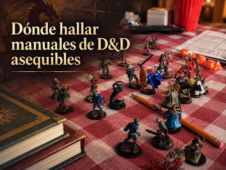 Dónde hallar manuales de D&D asequibles